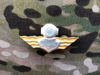 Finland Combat Diver Udt/seal Badge Gold Class Rare
