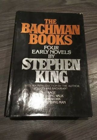 Stephen King The Bachman Books: 1985 Trade Edition 3rd Print 1st Edition Rare