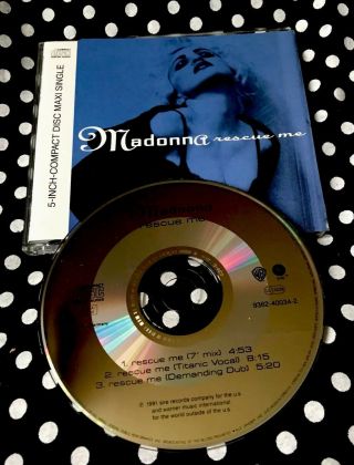 Madonna - Rescue Me Rare Cd Single