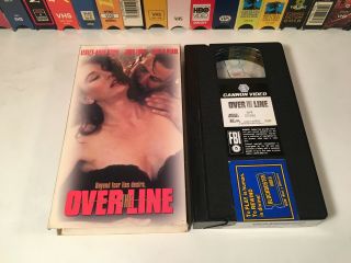 Over The Line Rare Erotic Thriller Vhs 1992 Ovidio G.  Assonitis Lesley - Anne Down