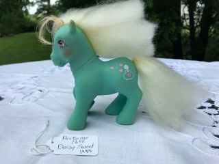 My Little Pony G1 Perfume Puff Daisy Sweet Pony Rare 1988