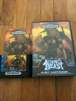 Altered Beast (sega Genesis,  1989) - Complete - Rare