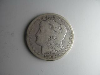 1890 - Cc Morgan Silver Dollar - - Rare Carson City Coin