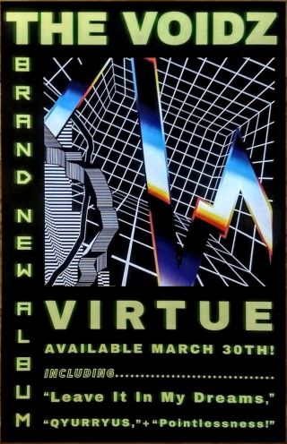 The Voidz Virtue 2018 Ltd Ed Rare Poster,  Rock Punk Alt Poster The Strokes