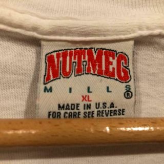 RARE VTG 90s Single Stitch Nutmeg Houston Oilers Football Print S/S T Shirt XL 5