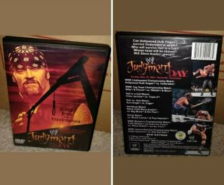 Wwe Judgement Day Oop 2002 Like Hulk Hogan The Undertaker Dvd Wwf Rare