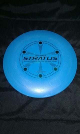Discraft Stratus First Run Proto Rare Oop Vintage Collector Disc Golf 174g Blue