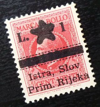 Slovenia Italy Rare Revenue Stamp - Istria Croatia N10