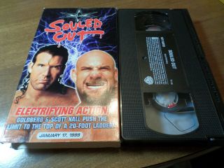 Wcw Souled Out 1999 Wrestling Classic Vhs Wwe Goldberg Scott Hall Wolfpack Rare