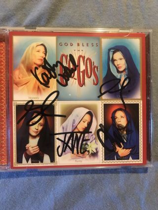 The Go - Go’s God Bless The Go Go’s Signed Cd Entire Band Rare Belinda Carlisle