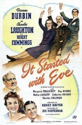 It Started With Eve Rare Classic Dvd 1941 Deanna Durbin