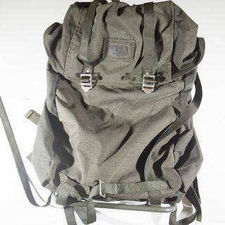 Vintage External Frame Military Hiking Backpack Rare 17 In.  W X 23 In.  L