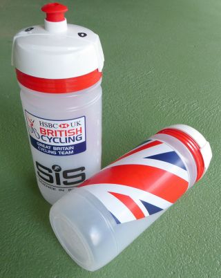 Rare 2018 British Cycling Team Water Bottle Set Tour De France Bidon