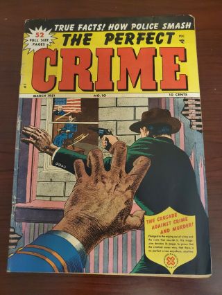 Cross The Perfect Crime 10 G/vg March 1951 Rare