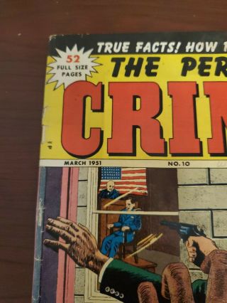 CROSS THE PERFECT CRIME 10 G/VG MARCH 1951 RARE 2