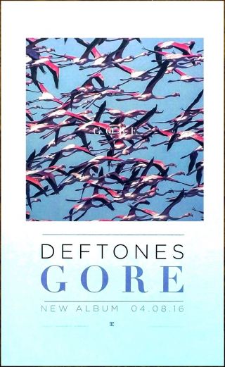 Deftones Gore Ltd Ed Rare Litho Tour Poster,  Sticker & Rock/metal Poster