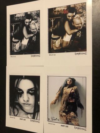 Evanescence Amy Lee Fallen Ben Moody Wind Up Test Prints Prints.  Rare.