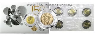 John A.  Macdonald Toonie 5pc $2 Coin Pack - (2015) Rare