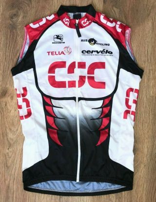 Csc Giordana Rare Cycling Vest Gilet Sleeveless Jersey Size M
