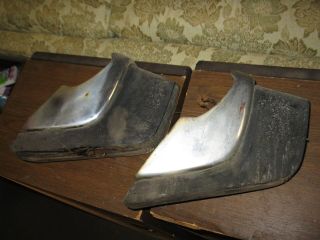 1972 Dodge Charger Front Bumper Guard Pair Good Shape Very Rare 72