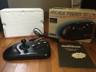 Boxed Rare Sega Mega Drive Arcade Power Stick Controller Read Desc