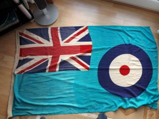 Rare Ww2 Air Ministry Raf Station Flag Marked Am And Dated 1940