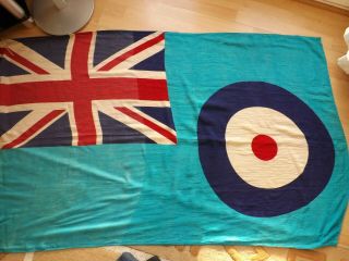 Rare WW2 Air Ministry RAF Station Flag Marked AM And Dated 1940 3