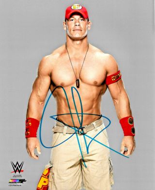 Wwe John Cena Hand Signed Autographed 8x10 Photofile Photo With Rare Jc3