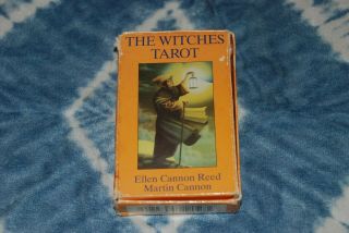 Rare The Witches Tarot 1989 Ellen Cannon Reed & Martin Reed