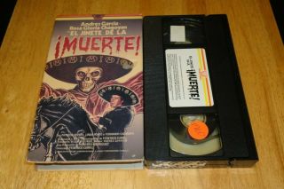 El Jinete De La Muerte (vhs,  1980) Andres Garcia Mexi Mexiplotation Rare Horror