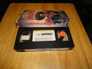 El Jinete De La Muerte (VHS,  1980) Andres Garcia Mexi Mexiplotation Rare Horror 3