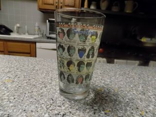 Rare The Rolling Stones 6 " Drinking Glass Tongue Some Girls Album Cover Concert