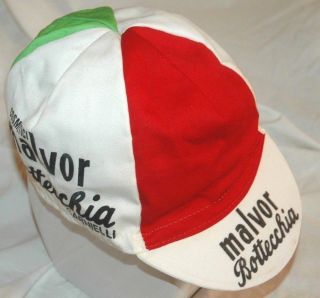 Rare Team Malvor Bottecchia Sidi Cycling Cap Tour De France Hat Italian