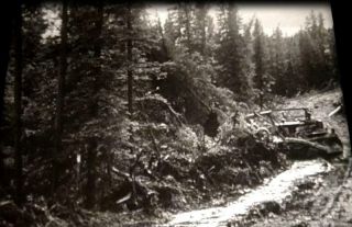 16mm film: THE ALASKA HIGHWAY - lost 1942 expedition account footage - RARE 6