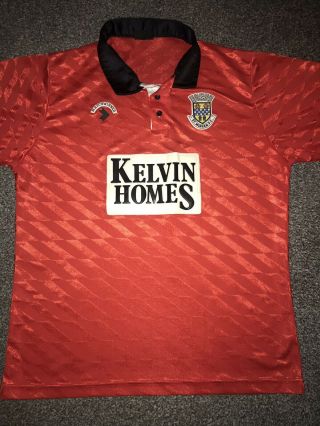 St Mirren Away Shirt 1989/91 42/44 Chest Large Rare And Vintage