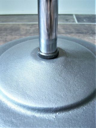 Vintage RARE 1950 ' s Atlas microphone floor stand cast iron MS - 12C MS - 20 old 7