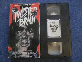 Twisted Brain VHS Horror Pat Cardi Dr Jekyll rare 3