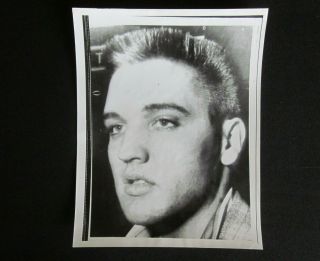 1958 Elvis Presley Portrait Leaves For Army N.  E.  A.  Real Photo Rare