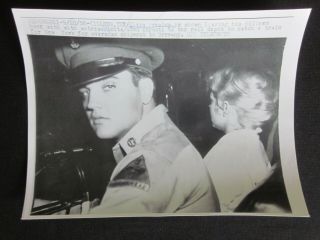 1958 Elvis Presley Killeen Texas With Anita Wood N E A Real Photo Rare