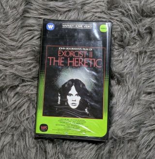 Exorcist 2 The Heretic Vhs Rare Warner Home Video Clamshell 70s 80s Horror