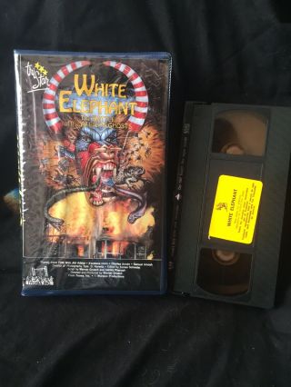 White Elephant The Battle Of The African Ghosts Pal Vhs Troma Inc Rare