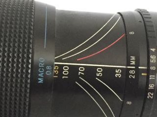 Rare Carl Zeiss 28 - 135mm Zoom Lens Nikon Full Frame Digital Cameras fit 3
