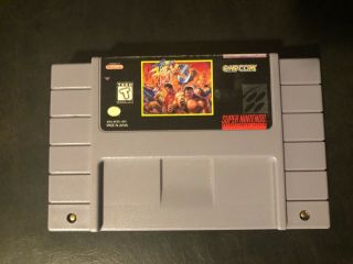 Snes Video Game Final Fight 3 Nintendo 1995 Authentic Rare