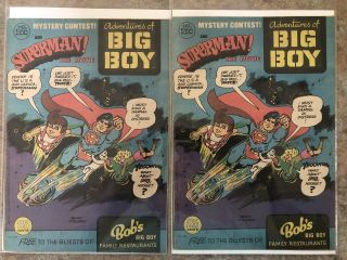2 Copies Adventures Of Big Boy 266 Superman The Movie Christopher Reeve Rare