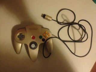 Authentic Nintendo 64 N64 Gold Official Controller Rare Colored Game Pad