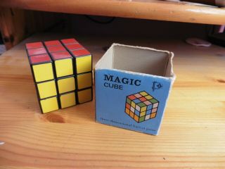 Ultra Rare Vintage First Batch Politechnika Rubik ' s Cube English Version 2