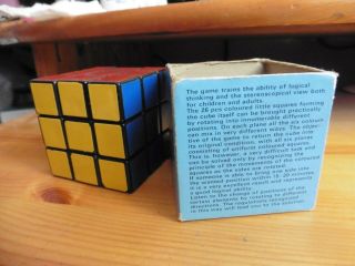 Ultra Rare Vintage First Batch Politechnika Rubik ' s Cube English Version 4