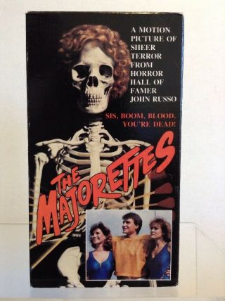 The Majorettes 1987 Vhs Rare Slasher Horror Jtc Video Great Shape