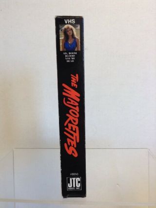 The Majorettes 1987 VHS Rare Slasher Horror JTC Video GREAT SHAPE 2
