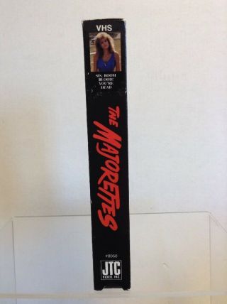 The Majorettes 1987 VHS Rare Slasher Horror JTC Video GREAT SHAPE 4